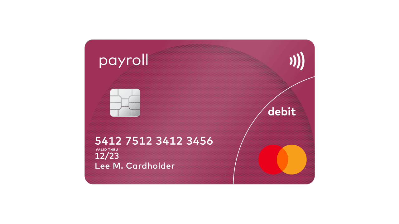 Mastercard Prepaid Payroll Card Payroll Cards For Employees